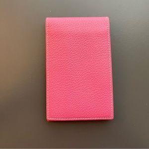 Coach Vintage Jotter Wallet Notepad & Coach Fuchsia Pen